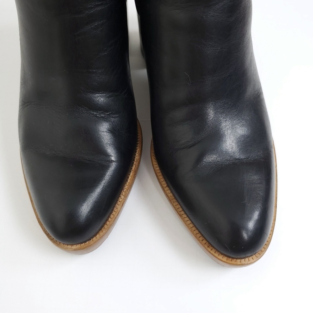 Alexander Wang Croc Reptile Block Ankle Boot 35 - image 5